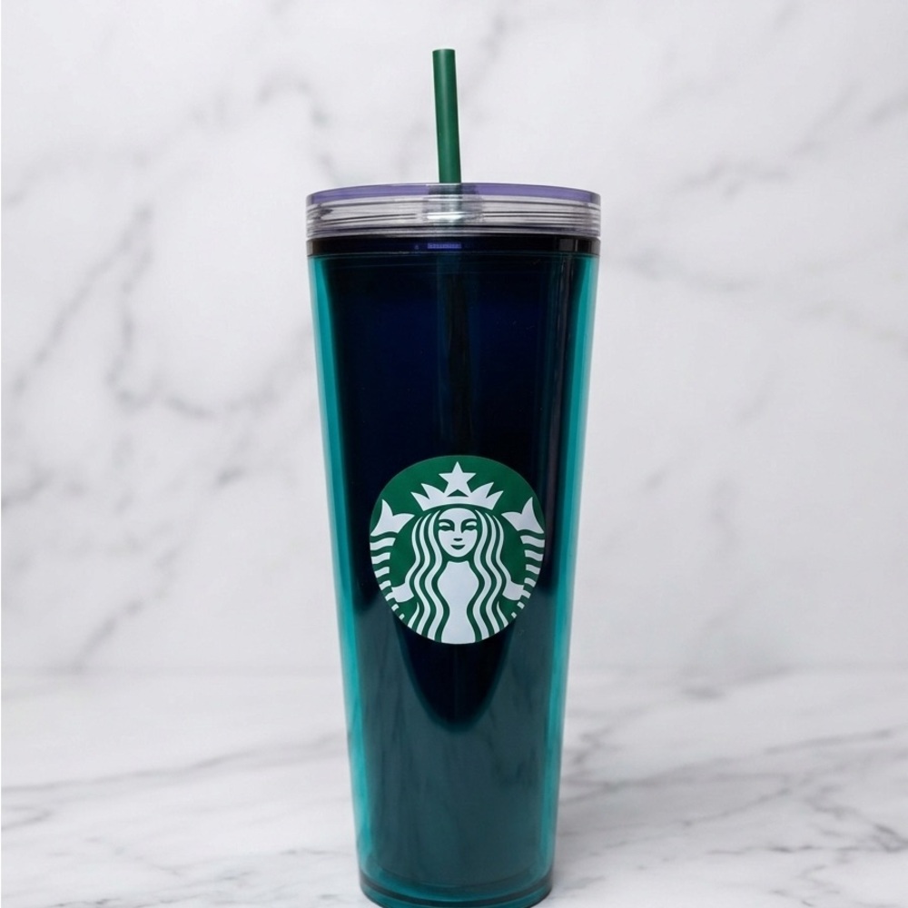 Starbucks 2022 Summer DIY Decorate Your Own Venti Teal Tumbler 24oz NWT